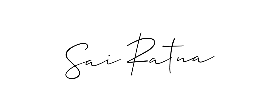 This is the best signature style for the Sai Ratna name. Also you like these signature font (Allison_Script). Mix name signature. Sai Ratna signature style 2 images and pictures png