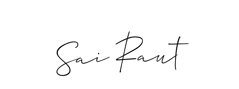 Best and Professional Signature Style for Sai Raut. Allison_Script Best Signature Style Collection. Sai Raut signature style 2 images and pictures png