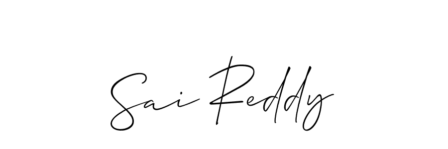 How to make Sai Reddy signature? Allison_Script is a professional autograph style. Create handwritten signature for Sai Reddy name. Sai Reddy signature style 2 images and pictures png