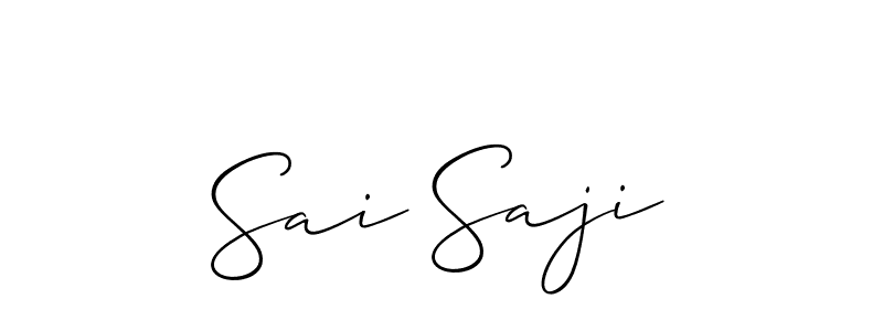 You can use this online signature creator to create a handwritten signature for the name Sai Saji. This is the best online autograph maker. Sai Saji signature style 2 images and pictures png