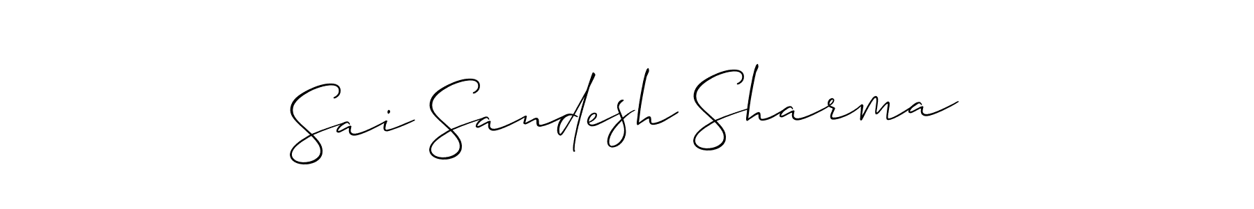 Here are the top 10 professional signature styles for the name Sai Sandesh Sharma. These are the best autograph styles you can use for your name. Sai Sandesh Sharma signature style 2 images and pictures png