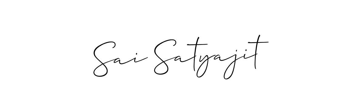 Make a short Sai Satyajit signature style. Manage your documents anywhere anytime using Allison_Script. Create and add eSignatures, submit forms, share and send files easily. Sai Satyajit signature style 2 images and pictures png