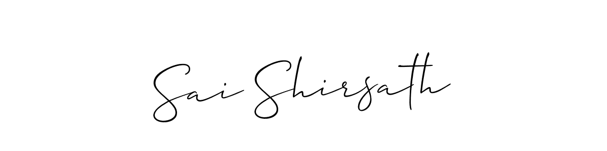 Sai Shirsath stylish signature style. Best Handwritten Sign (Allison_Script) for my name. Handwritten Signature Collection Ideas for my name Sai Shirsath. Sai Shirsath signature style 2 images and pictures png