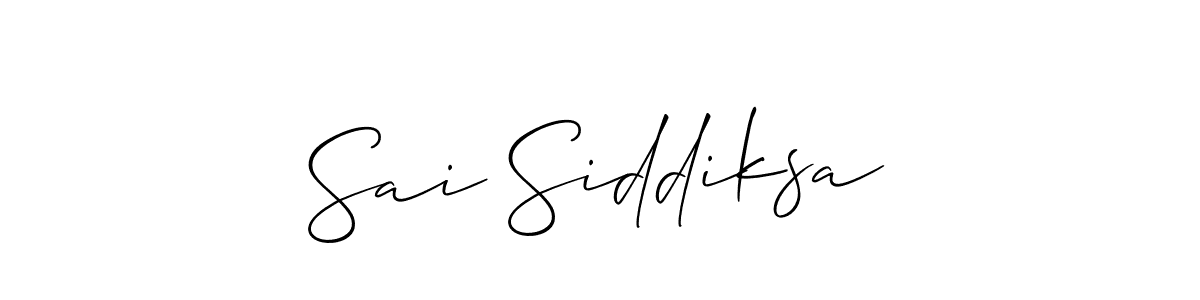 Best and Professional Signature Style for Sai Siddiksa. Allison_Script Best Signature Style Collection. Sai Siddiksa signature style 2 images and pictures png