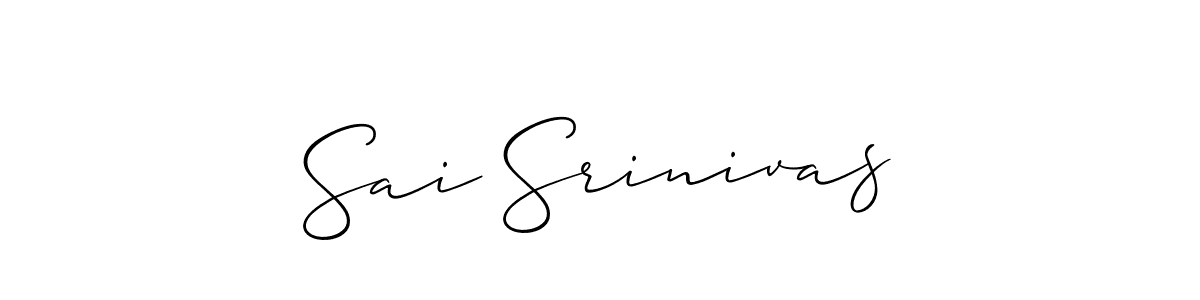 It looks lik you need a new signature style for name Sai Srinivas. Design unique handwritten (Allison_Script) signature with our free signature maker in just a few clicks. Sai Srinivas signature style 2 images and pictures png