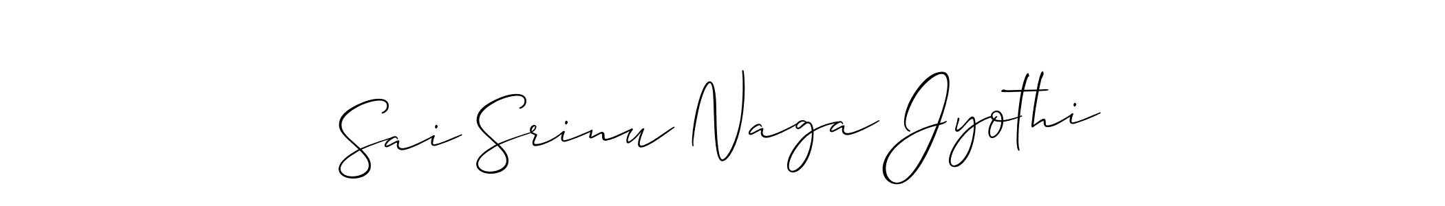 Make a beautiful signature design for name Sai Srinu Naga Jyothi. Use this online signature maker to create a handwritten signature for free. Sai Srinu Naga Jyothi signature style 2 images and pictures png