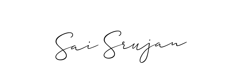 Once you've used our free online signature maker to create your best signature Allison_Script style, it's time to enjoy all of the benefits that Sai Srujan name signing documents. Sai Srujan signature style 2 images and pictures png