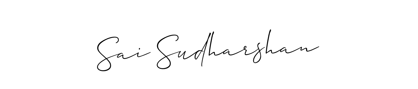 Best and Professional Signature Style for Sai Sudharshan. Allison_Script Best Signature Style Collection. Sai Sudharshan signature style 2 images and pictures png