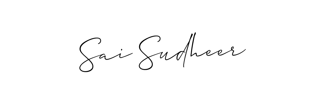 Check out images of Autograph of Sai Sudheer name. Actor Sai Sudheer Signature Style. Allison_Script is a professional sign style online. Sai Sudheer signature style 2 images and pictures png