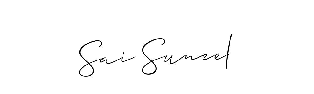 Once you've used our free online signature maker to create your best signature Allison_Script style, it's time to enjoy all of the benefits that Sai Suneel name signing documents. Sai Suneel signature style 2 images and pictures png