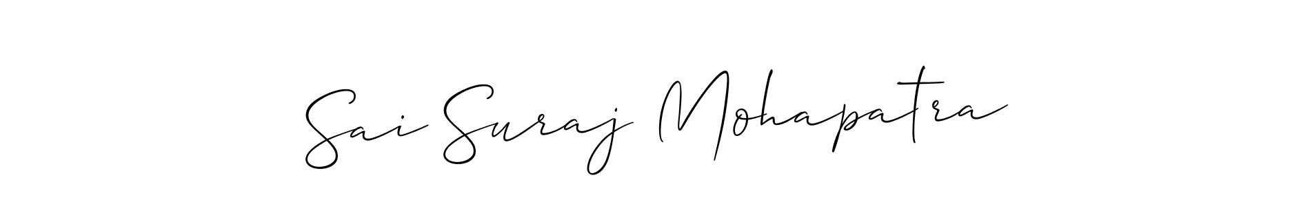 Once you've used our free online signature maker to create your best signature Allison_Script style, it's time to enjoy all of the benefits that Sai Suraj Mohapatra name signing documents. Sai Suraj Mohapatra signature style 2 images and pictures png