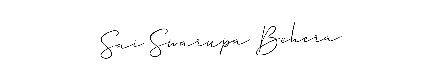 Once you've used our free online signature maker to create your best signature Allison_Script style, it's time to enjoy all of the benefits that Sai Swarupa Behera name signing documents. Sai Swarupa Behera signature style 2 images and pictures png