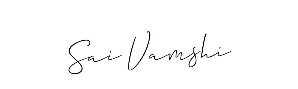 Here are the top 10 professional signature styles for the name Sai Vamshi. These are the best autograph styles you can use for your name. Sai Vamshi signature style 2 images and pictures png