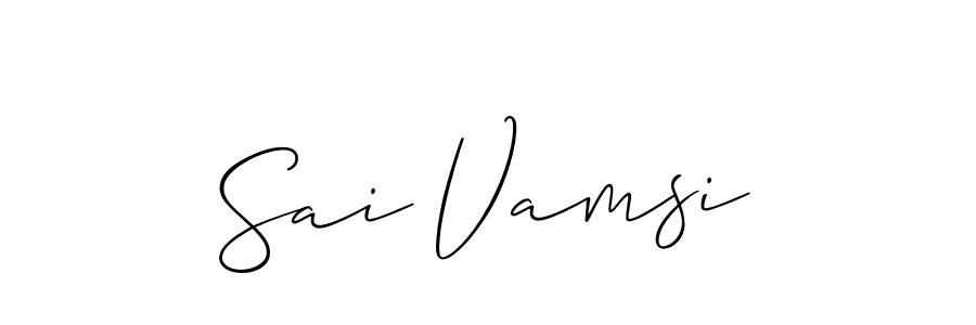 Make a short Sai Vamsi signature style. Manage your documents anywhere anytime using Allison_Script. Create and add eSignatures, submit forms, share and send files easily. Sai Vamsi signature style 2 images and pictures png