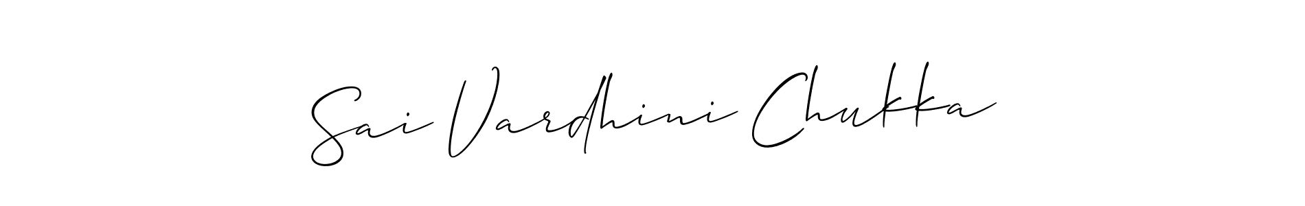 Similarly Allison_Script is the best handwritten signature design. Signature creator online .You can use it as an online autograph creator for name Sai Vardhini Chukka. Sai Vardhini Chukka signature style 2 images and pictures png