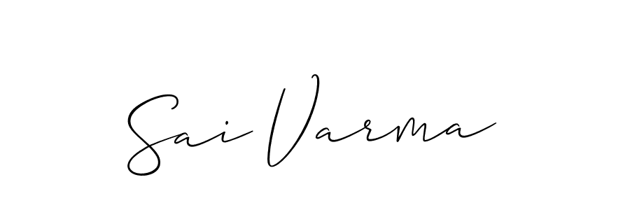 How to Draw Sai Varma signature style? Allison_Script is a latest design signature styles for name Sai Varma. Sai Varma signature style 2 images and pictures png