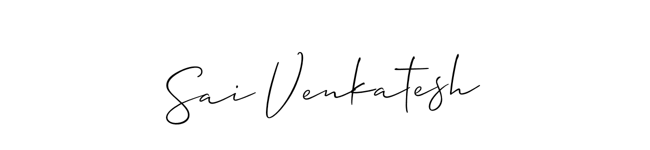 Best and Professional Signature Style for Sai Venkatesh. Allison_Script Best Signature Style Collection. Sai Venkatesh signature style 2 images and pictures png