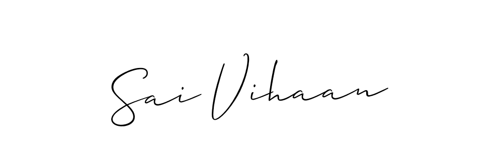 See photos of Sai Vihaan official signature by Spectra . Check more albums & portfolios. Read reviews & check more about Allison_Script font. Sai Vihaan signature style 2 images and pictures png