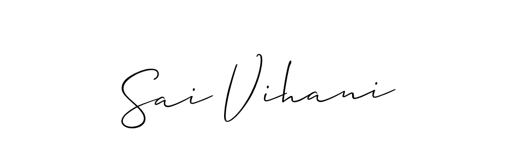 Sai Vihani stylish signature style. Best Handwritten Sign (Allison_Script) for my name. Handwritten Signature Collection Ideas for my name Sai Vihani. Sai Vihani signature style 2 images and pictures png