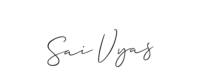 Check out images of Autograph of Sai Vyas name. Actor Sai Vyas Signature Style. Allison_Script is a professional sign style online. Sai Vyas signature style 2 images and pictures png