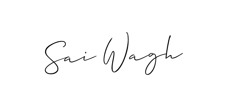 Make a beautiful signature design for name Sai Wagh. Use this online signature maker to create a handwritten signature for free. Sai Wagh signature style 2 images and pictures png