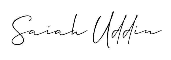 A classic penmanship look for Saiah Uddin. The Allison_Script font brings timeless elegance and confidence to every signed document. Saiah Uddin signature style 2 images and pictures png