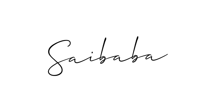 Also You can easily find your signature by using the search form. We will create Saibaba name handwritten signature images for you free of cost using Allison_Script sign style. Saibaba signature style 2 images and pictures png