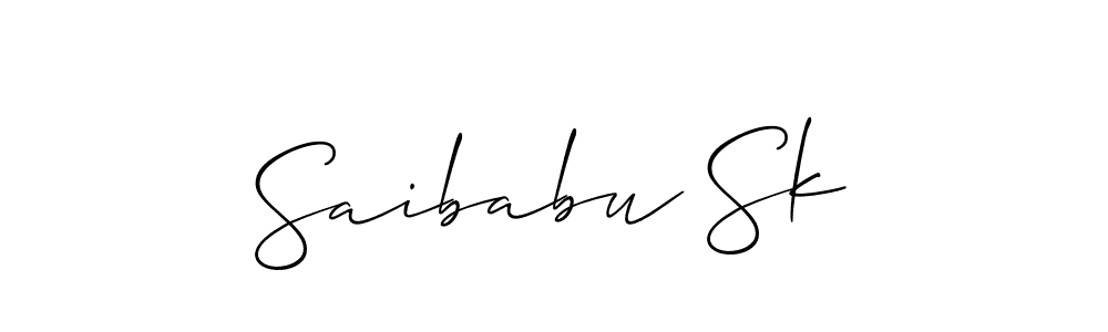 Similarly Allison_Script is the best handwritten signature design. Signature creator online .You can use it as an online autograph creator for name Saibabu Sk. Saibabu Sk signature style 2 images and pictures png