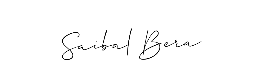 Make a short Saibal Bera signature style. Manage your documents anywhere anytime using Allison_Script. Create and add eSignatures, submit forms, share and send files easily. Saibal Bera signature style 2 images and pictures png