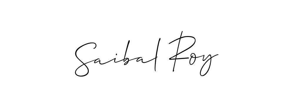 It looks lik you need a new signature style for name Saibal Roy. Design unique handwritten (Allison_Script) signature with our free signature maker in just a few clicks. Saibal Roy signature style 2 images and pictures png