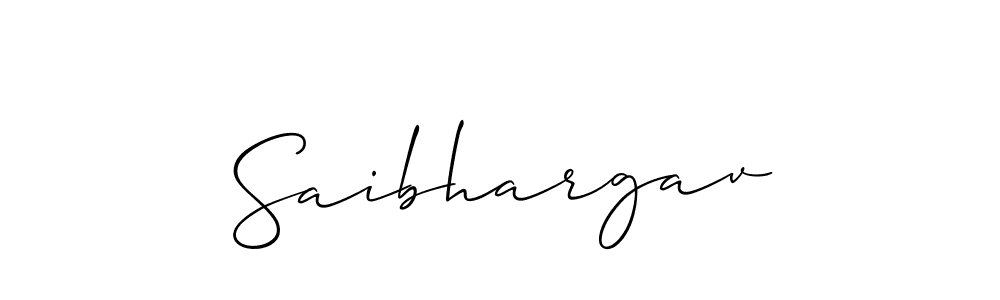 It looks lik you need a new signature style for name Saibhargav. Design unique handwritten (Allison_Script) signature with our free signature maker in just a few clicks. Saibhargav signature style 2 images and pictures png