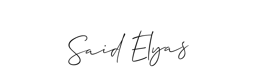 This is the best signature style for the Said Elyas name. Also you like these signature font (Allison_Script). Mix name signature. Said Elyas signature style 2 images and pictures png