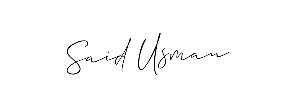 How to Draw Said Usman signature style? Allison_Script is a latest design signature styles for name Said Usman. Said Usman signature style 2 images and pictures png