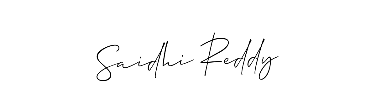 Saidhi Reddy stylish signature style. Best Handwritten Sign (Allison_Script) for my name. Handwritten Signature Collection Ideas for my name Saidhi Reddy. Saidhi Reddy signature style 2 images and pictures png