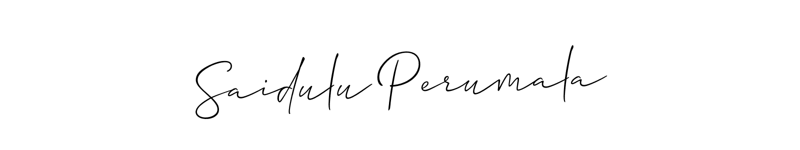 You can use this online signature creator to create a handwritten signature for the name Saidulu Perumala. This is the best online autograph maker. Saidulu Perumala signature style 2 images and pictures png