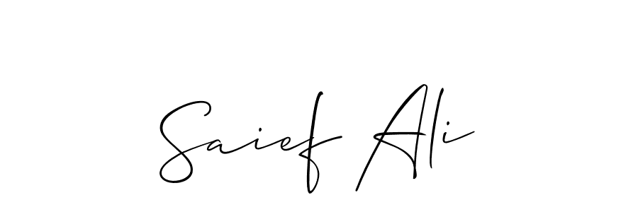 Make a short Saief Ali signature style. Manage your documents anywhere anytime using Allison_Script. Create and add eSignatures, submit forms, share and send files easily. Saief Ali signature style 2 images and pictures png