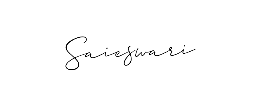 Also You can easily find your signature by using the search form. We will create Saieswari name handwritten signature images for you free of cost using Allison_Script sign style. Saieswari signature style 2 images and pictures png
