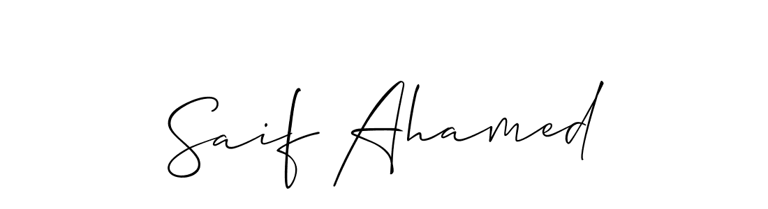 You can use this online signature creator to create a handwritten signature for the name Saif Ahamed. This is the best online autograph maker. Saif Ahamed signature style 2 images and pictures png