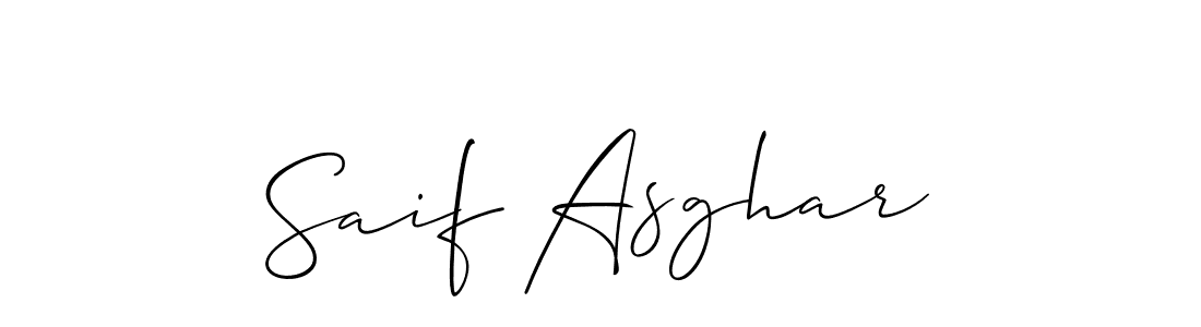 Best and Professional Signature Style for Saif Asghar. Allison_Script Best Signature Style Collection. Saif Asghar signature style 2 images and pictures png