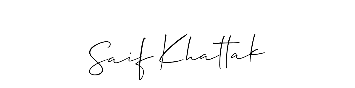 Check out images of Autograph of Saif Khattak name. Actor Saif Khattak Signature Style. Allison_Script is a professional sign style online. Saif Khattak signature style 2 images and pictures png
