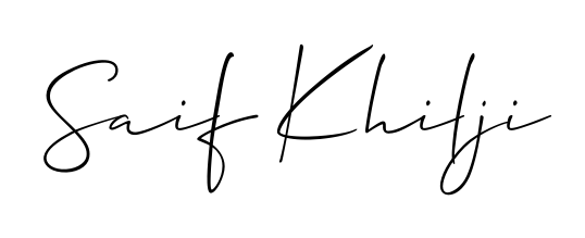 Personalize your online presence with Saif Khilji signature rendered in elegant Allison_Script font. Great for website footers and blogs. Saif Khilji signature style 2 images and pictures png