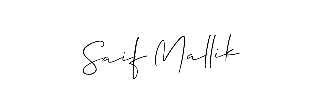 Once you've used our free online signature maker to create your best signature Allison_Script style, it's time to enjoy all of the benefits that Saif Mallik name signing documents. Saif Mallik signature style 2 images and pictures png