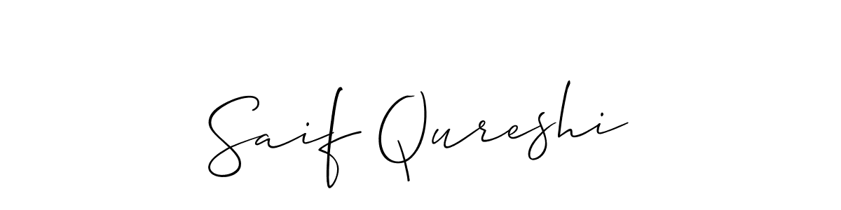 Check out images of Autograph of Saif Qureshi name. Actor Saif Qureshi Signature Style. Allison_Script is a professional sign style online. Saif Qureshi signature style 2 images and pictures png