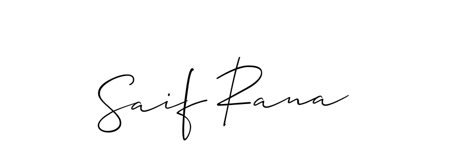 Allison_Script is a professional signature style that is perfect for those who want to add a touch of class to their signature. It is also a great choice for those who want to make their signature more unique. Get Saif Rana name to fancy signature for free. Saif Rana signature style 2 images and pictures png