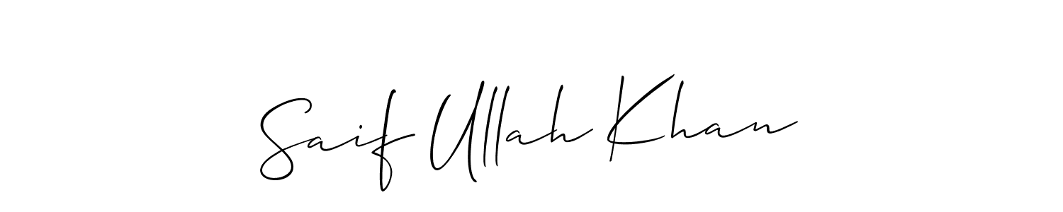 How to make Saif Ullah Khan signature? Allison_Script is a professional autograph style. Create handwritten signature for Saif Ullah Khan name. Saif Ullah Khan signature style 2 images and pictures png