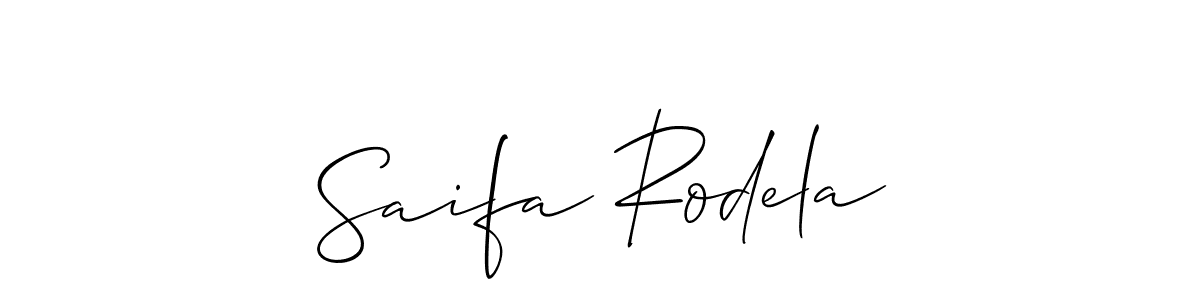 Here are the top 10 professional signature styles for the name Saifa Rodela. These are the best autograph styles you can use for your name. Saifa Rodela signature style 2 images and pictures png