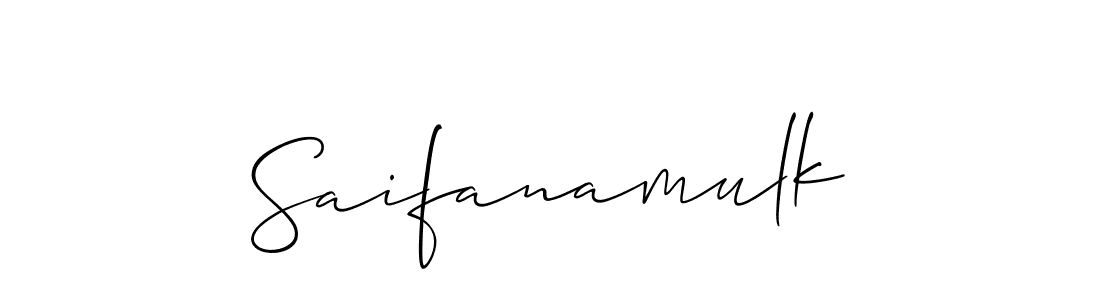 Make a beautiful signature design for name Saifanamulk. Use this online signature maker to create a handwritten signature for free. Saifanamulk signature style 2 images and pictures png