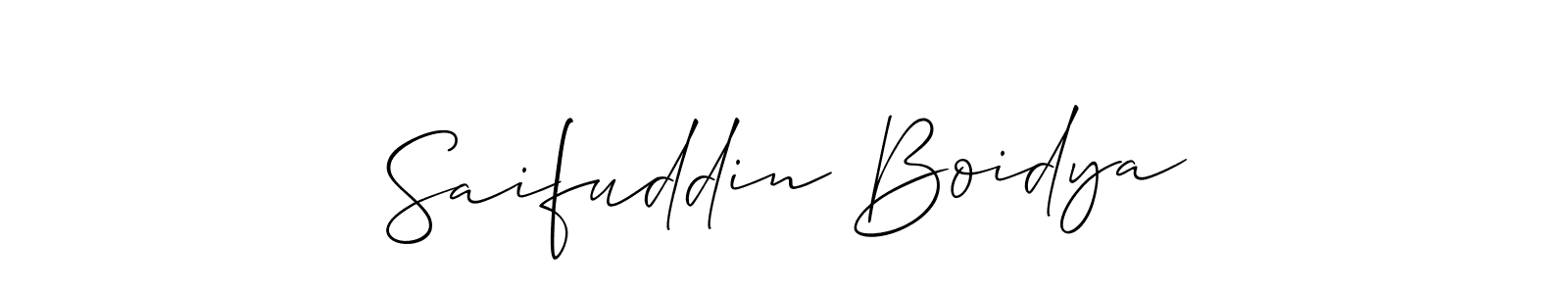 Once you've used our free online signature maker to create your best signature Allison_Script style, it's time to enjoy all of the benefits that Saifuddin Boidya name signing documents. Saifuddin Boidya signature style 2 images and pictures png