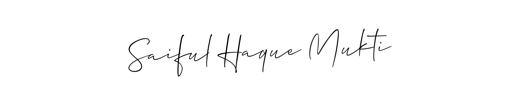Make a beautiful signature design for name Saiful Haque Mukti. Use this online signature maker to create a handwritten signature for free. Saiful Haque Mukti signature style 2 images and pictures png
