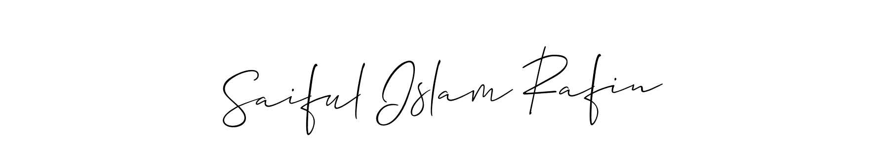 Also we have Saiful Islam Rafin name is the best signature style. Create professional handwritten signature collection using Allison_Script autograph style. Saiful Islam Rafin signature style 2 images and pictures png